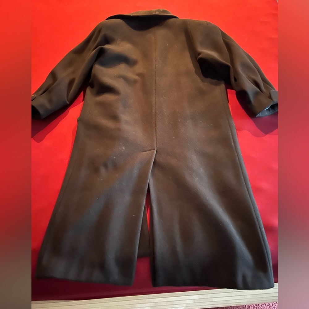 Black Wool Long Length Coat Fully Lined - image 2
